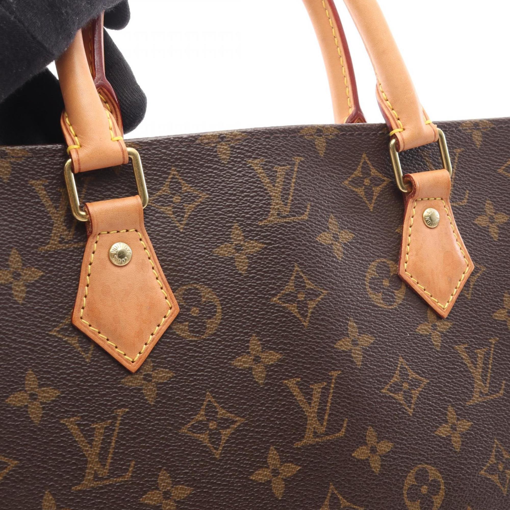 Louis Vuitton Brown Coated Canvas Pvc Monogram Leather Tote Bag