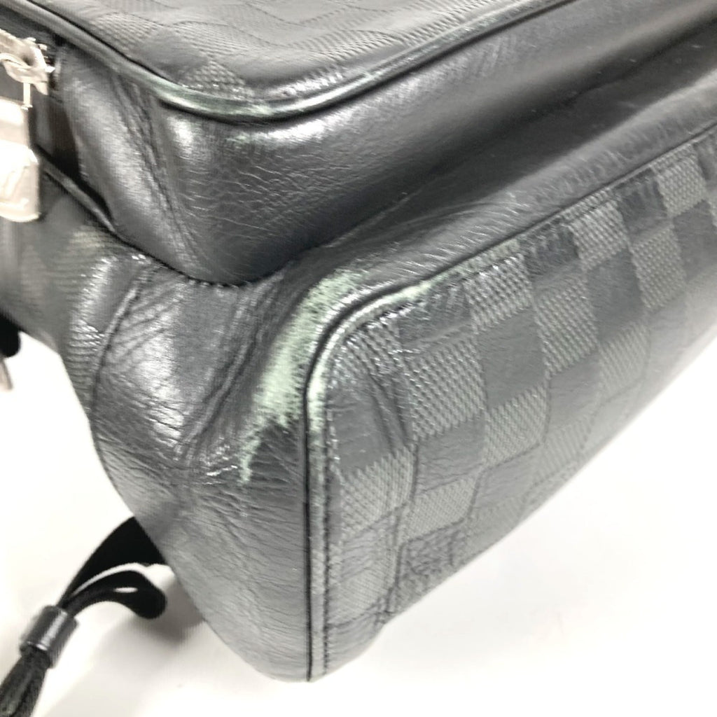 Louis Vuitton Black Damier Infini Leather Backpack