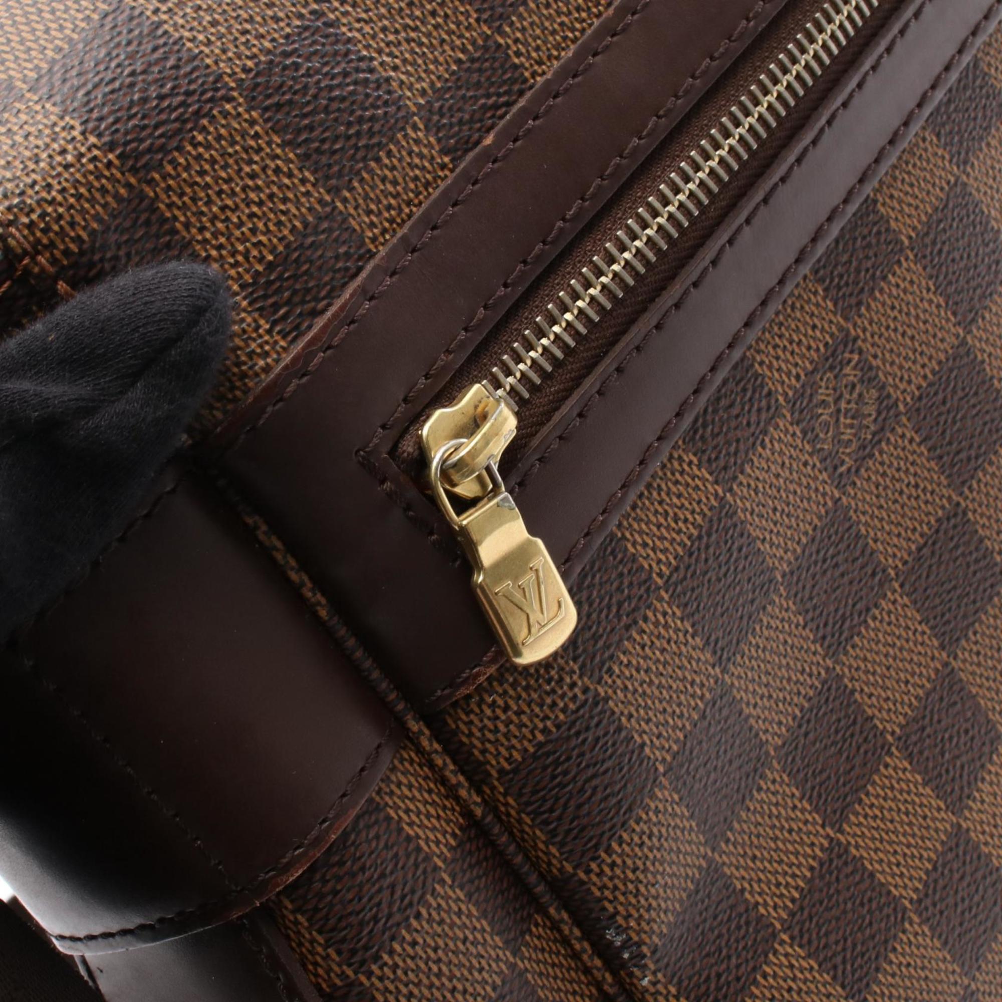 Louis Vuitton Brown Ebene Coated Canvas Leather Shoulder Bag