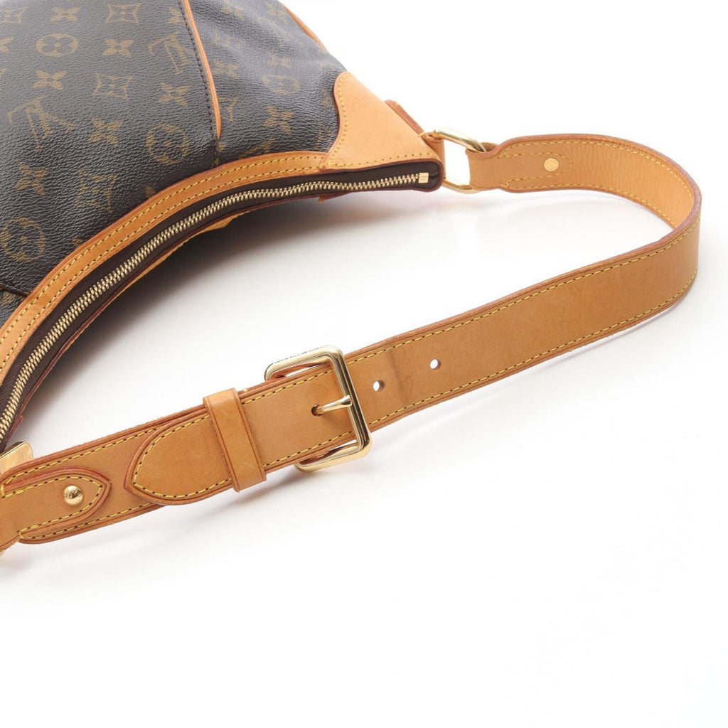 Louis Vuitton Brown Coated Canvas Leather Shoulder Bag