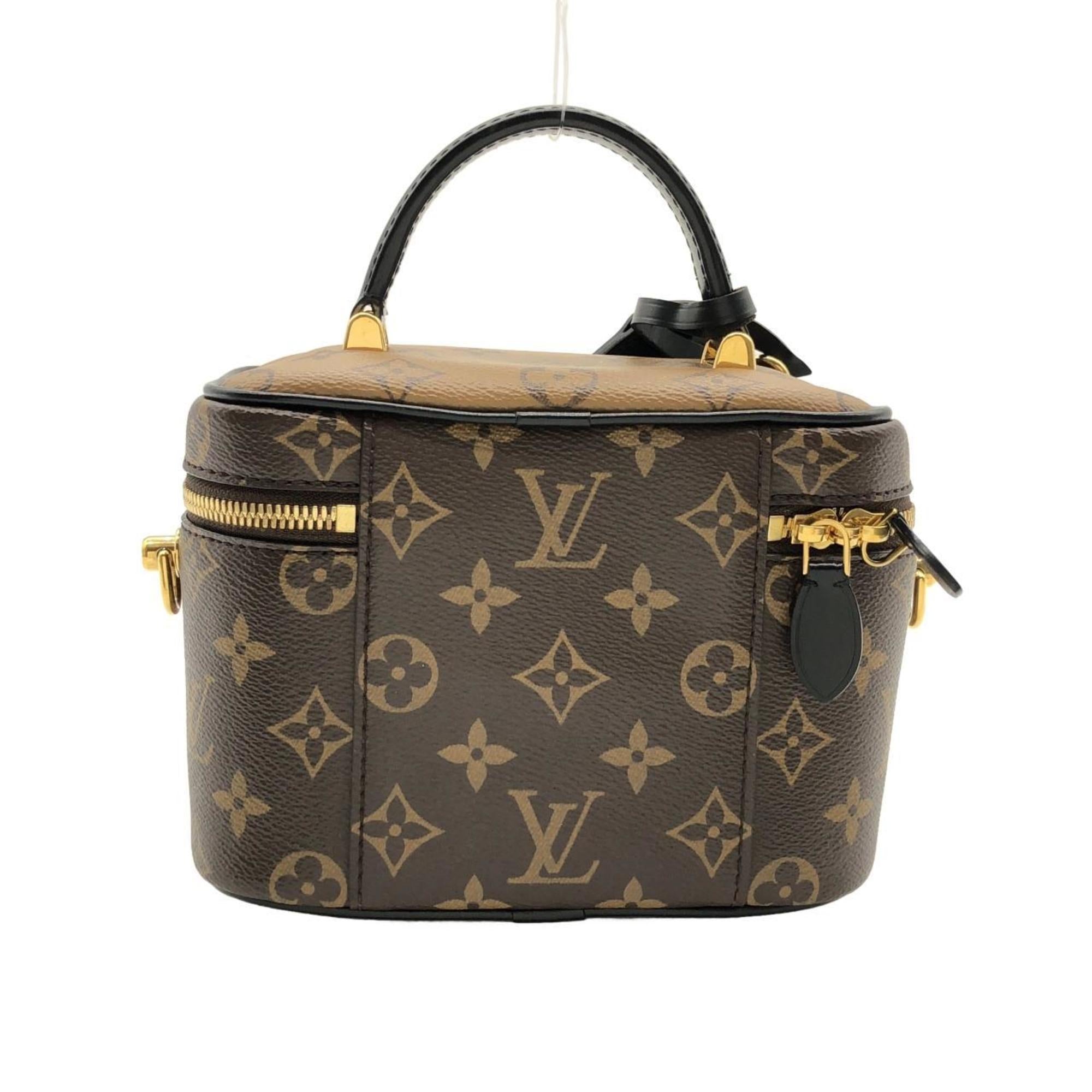 Louis Vuitton Marron Coated Canvas Handbag