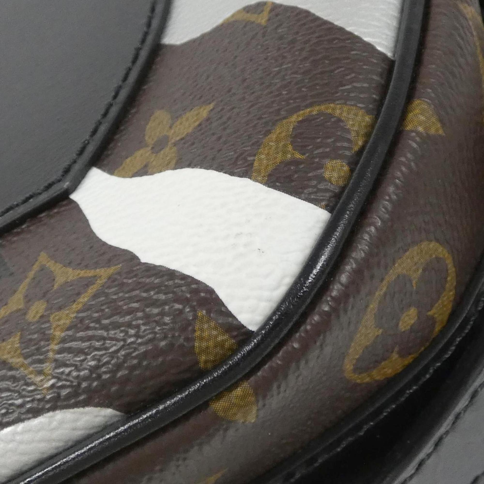 Louis Vuitton Brown Coated Canvas Shoulder Bag