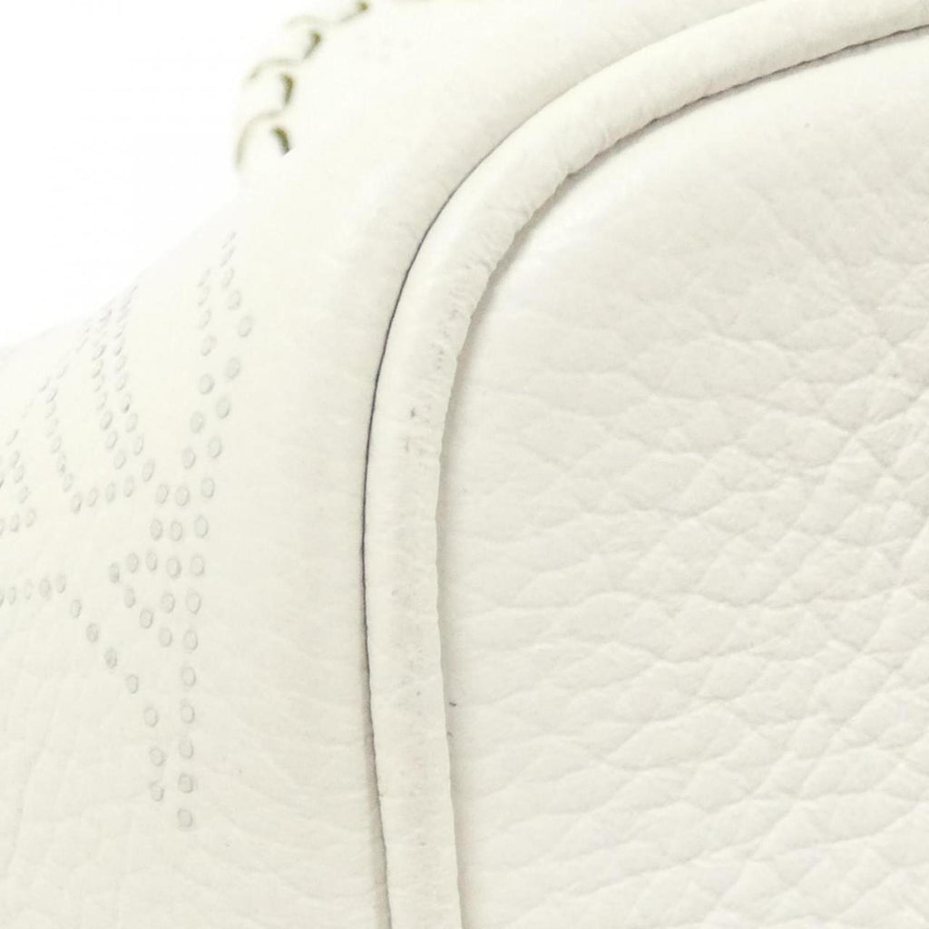 Louis Vuitton Mahina White Leather Handbag