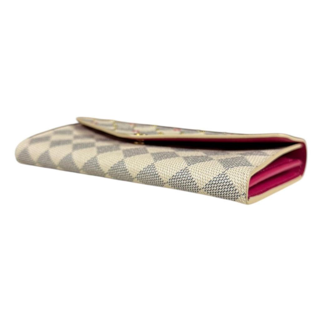 Louis Vuitton Damier Azur Damier Azur White Damier Azur Long Wallet
