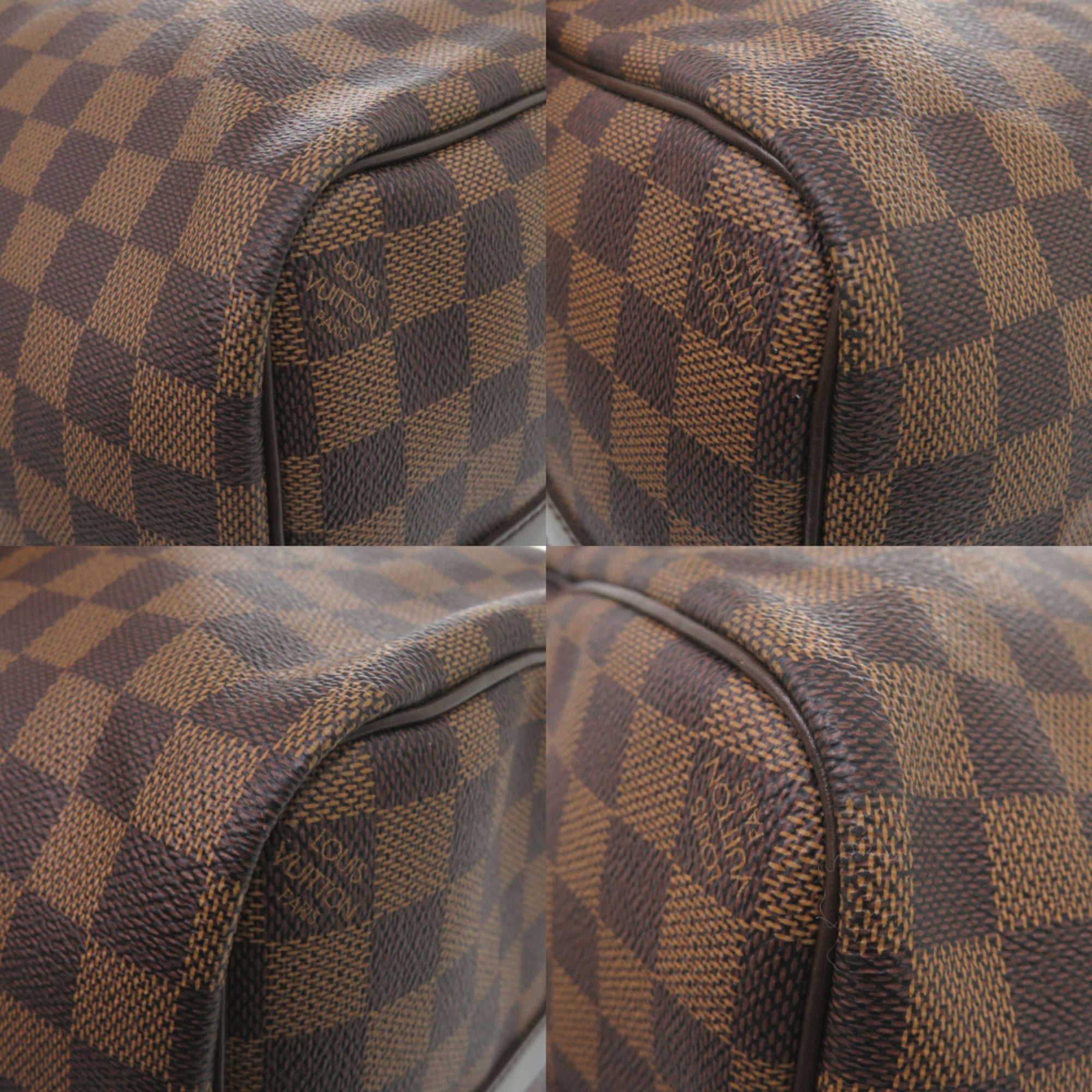 Louis Vuitton Brown Damier Canvas Boston Bag