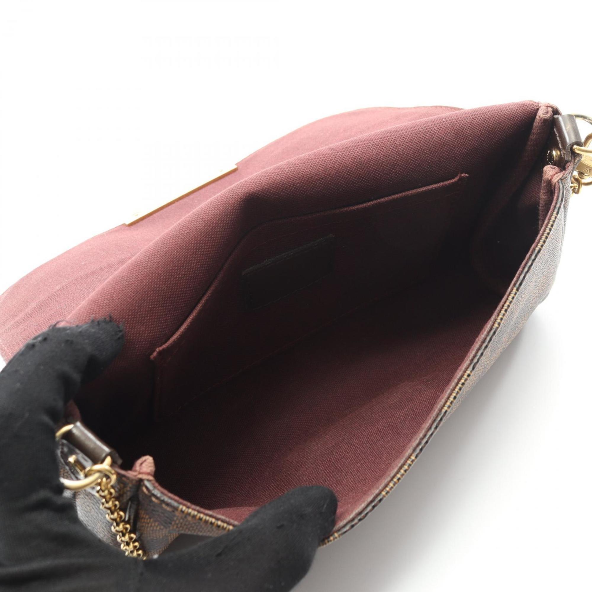 Louis Vuitton Brown Coated Canvas Leather Handbag