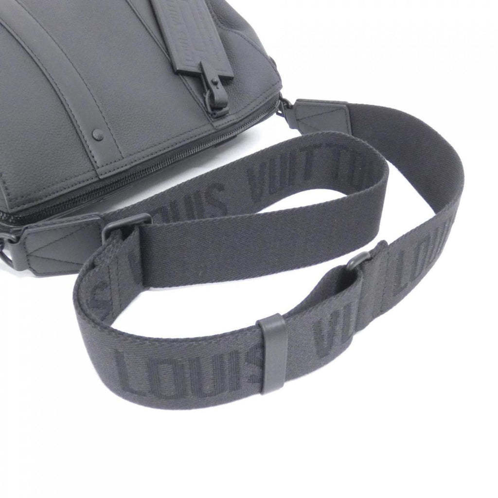 Louis Vuitton Black Leather Shoulder Bag