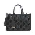 Gucci Black Gg Leather Handbag Pouch (Pre-Owned)