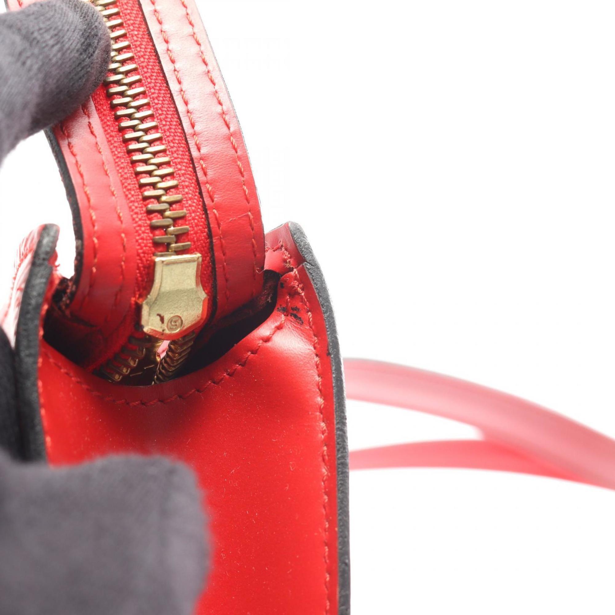 Louis Vuitton Castilian Red Red Color Epi Leather Handbag Shoulder Bag