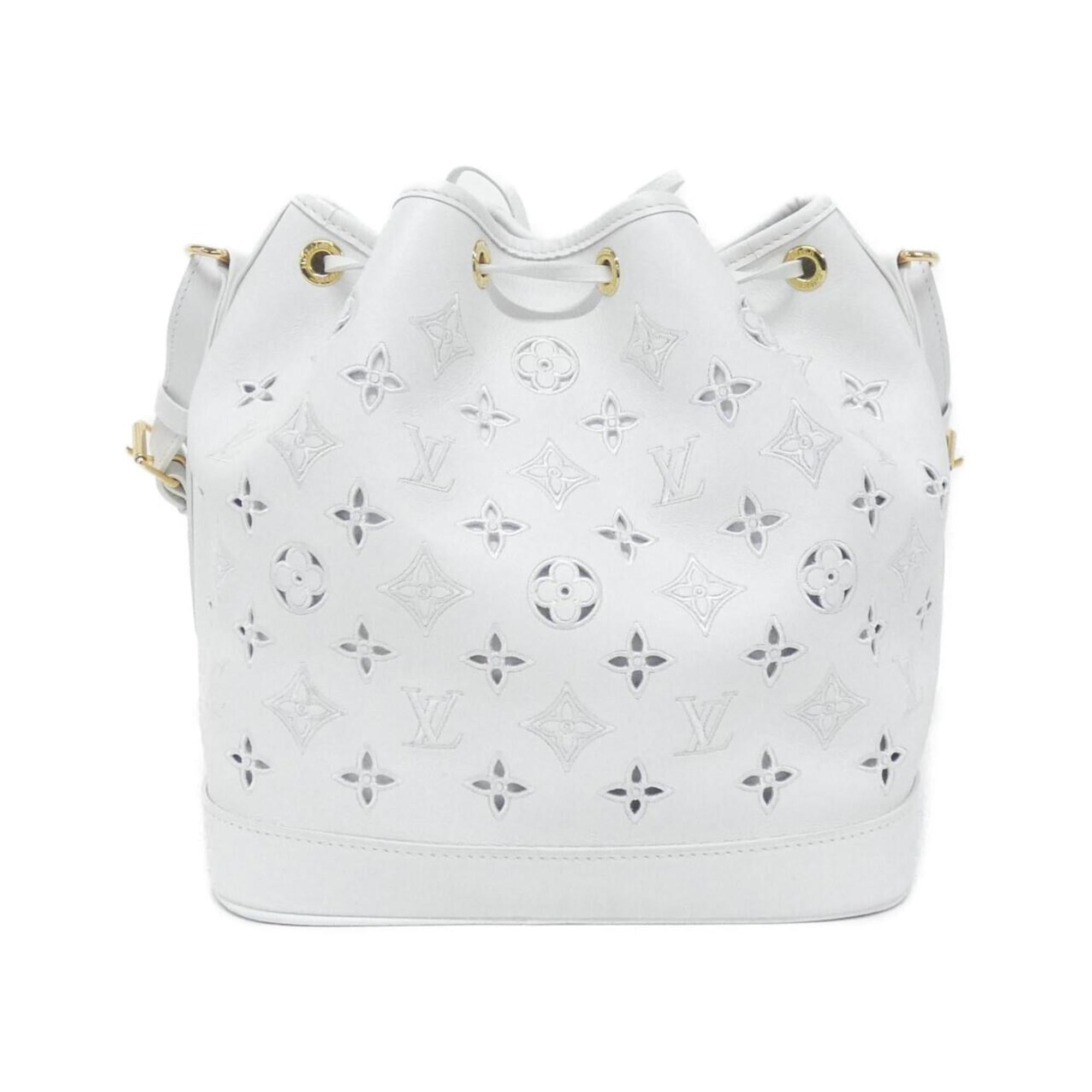 Louis Vuitton Blanc Leather Shoulder Bag