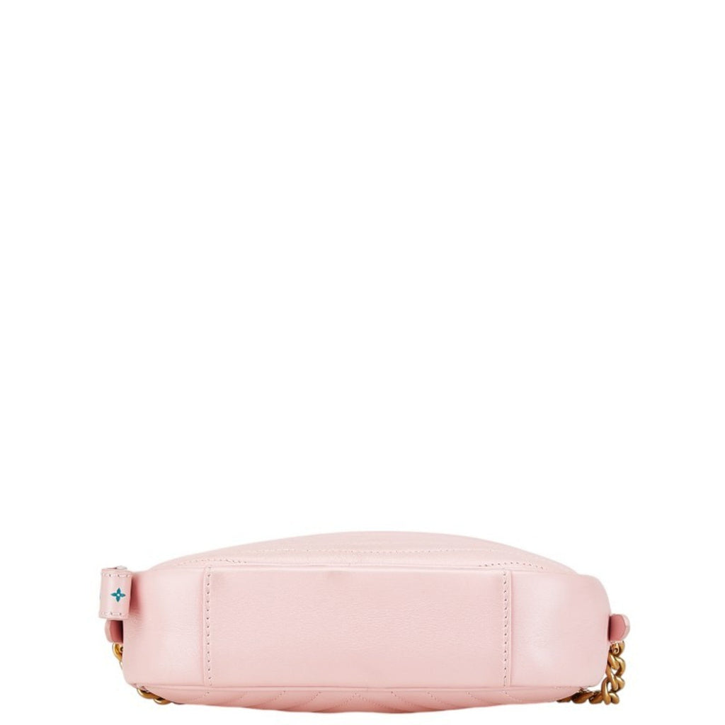 Louis Vuitton Pink Leather Shoulder Bag