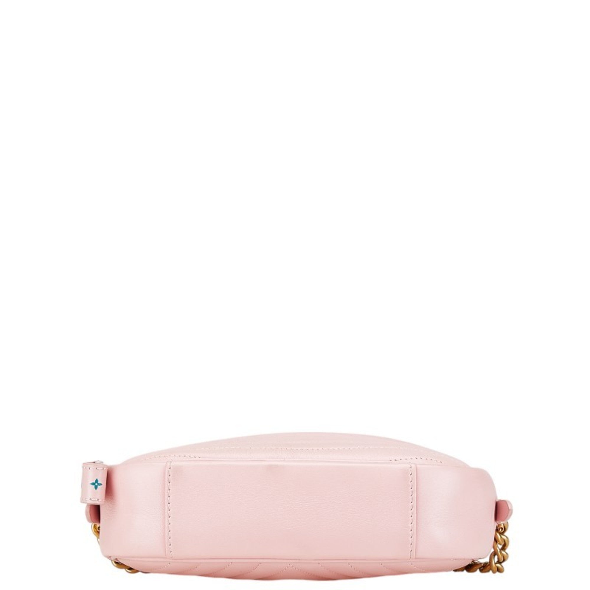 Louis Vuitton Pink Leather Shoulder Bag