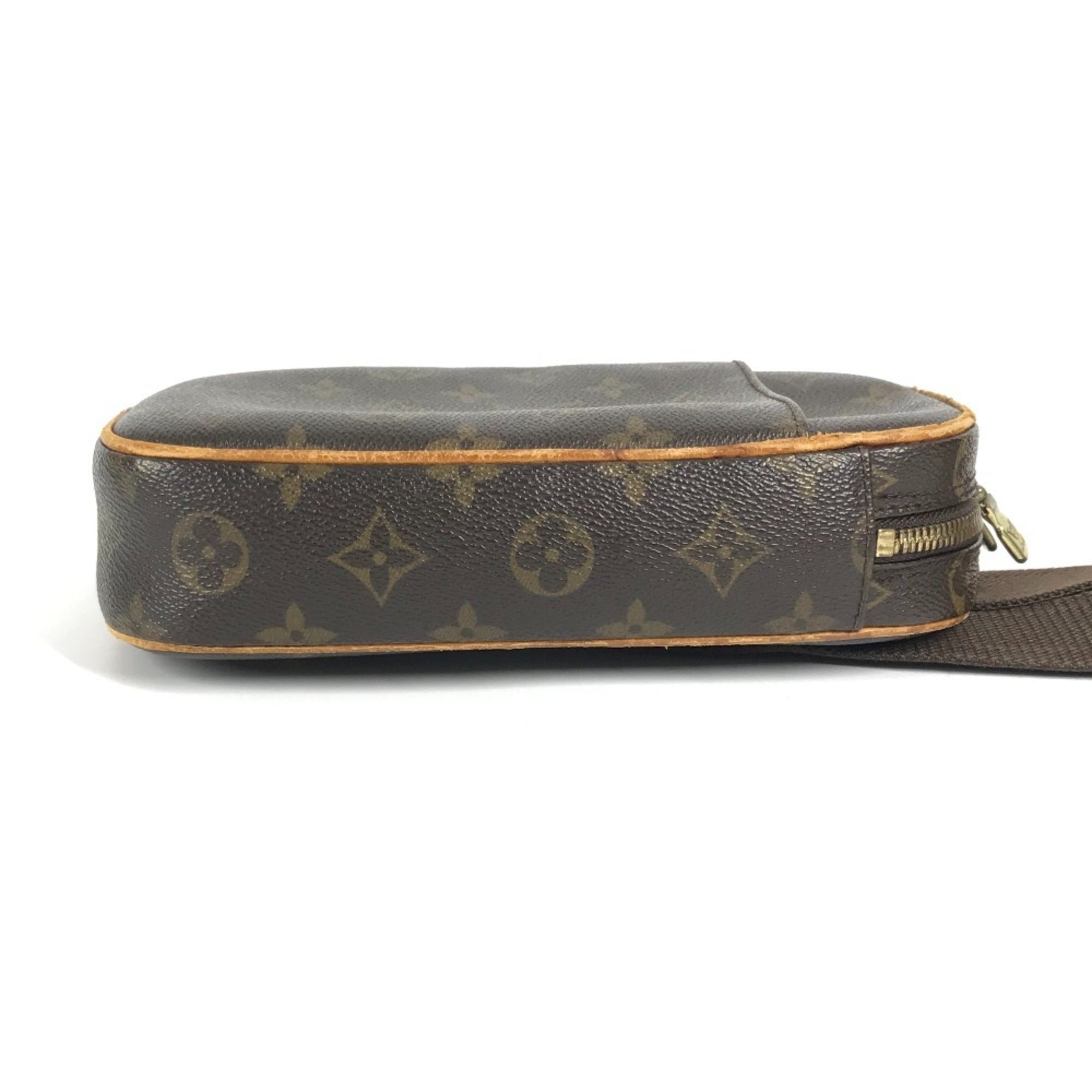 Louis Vuitton Brown Monogram Pochette Shoulder Bag Sling Bag