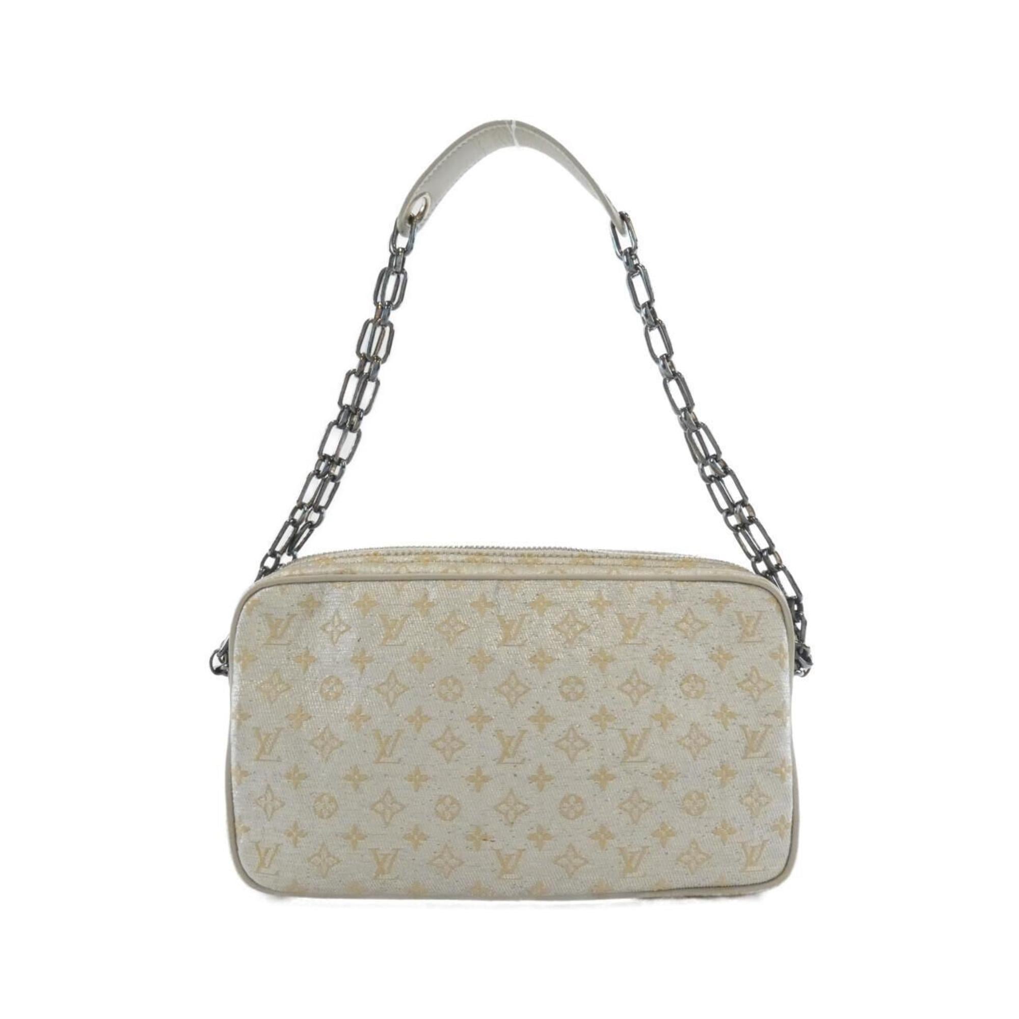 Louis Vuitton Silver Canvas Shoulder Bag