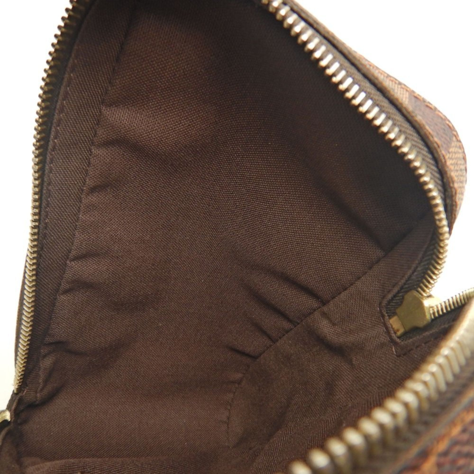 Louis Vuitton Brown Ebene Pvc Sling Bag