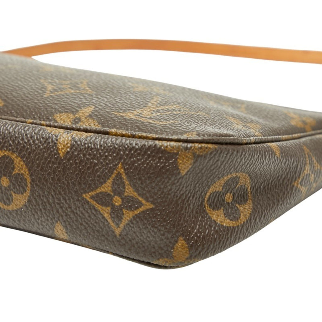 Louis Vuitton Brown Pvc Leather Handbag Pochette