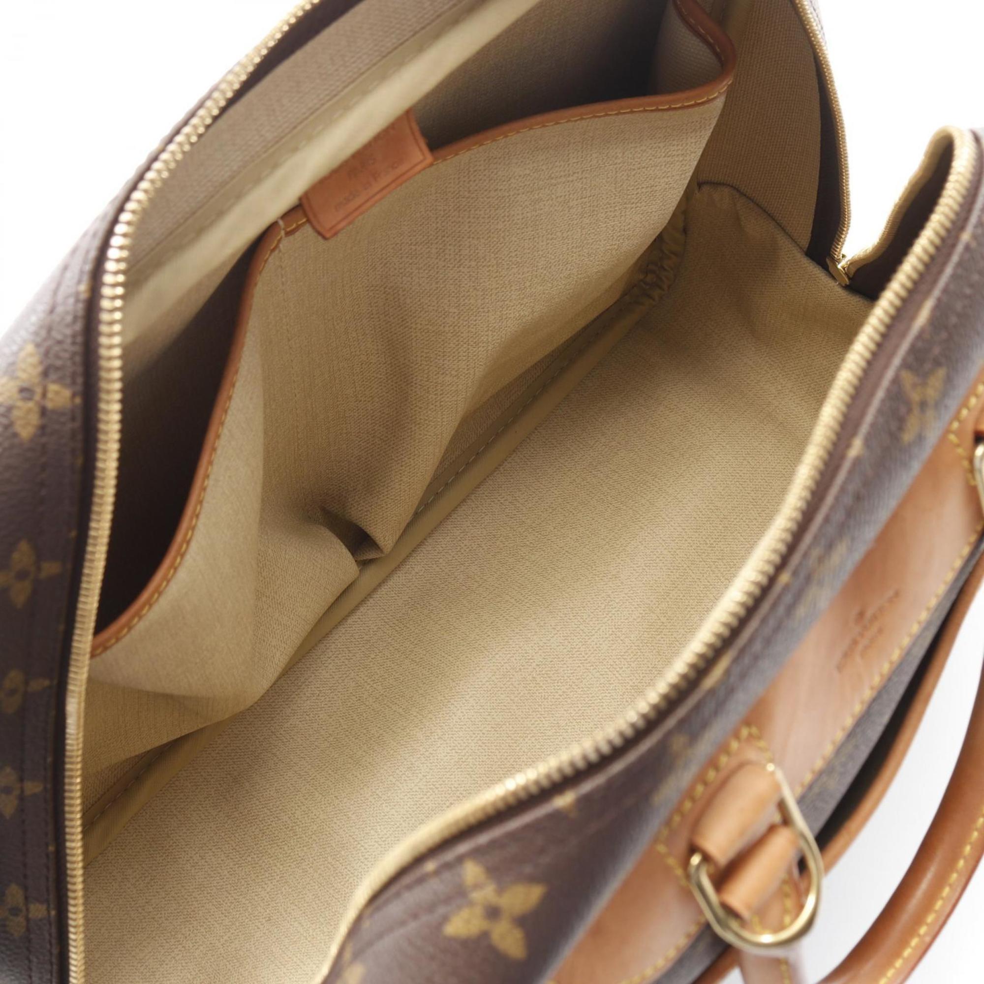 Louis Vuitton Brown Coated Canvas Handbag