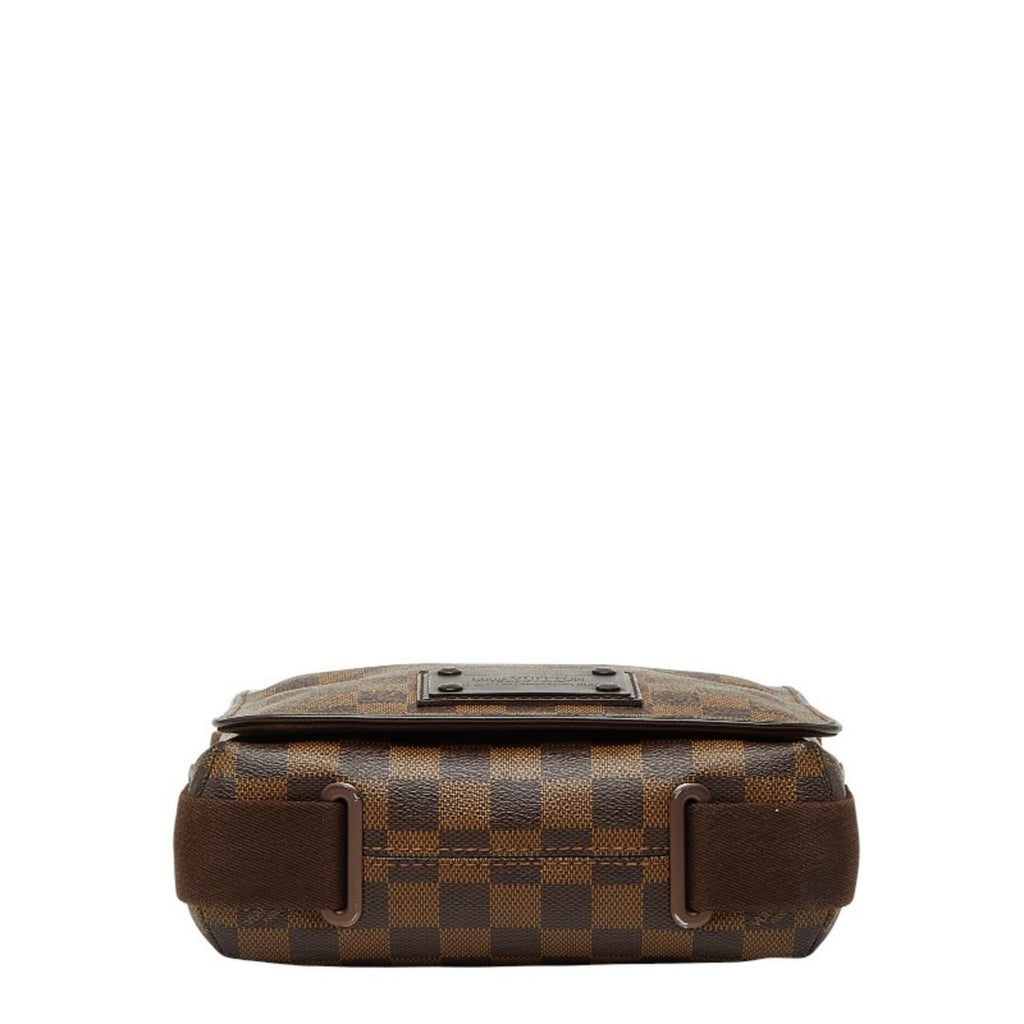 Louis Vuitton Brown Pvc Leather Shoulder Bag