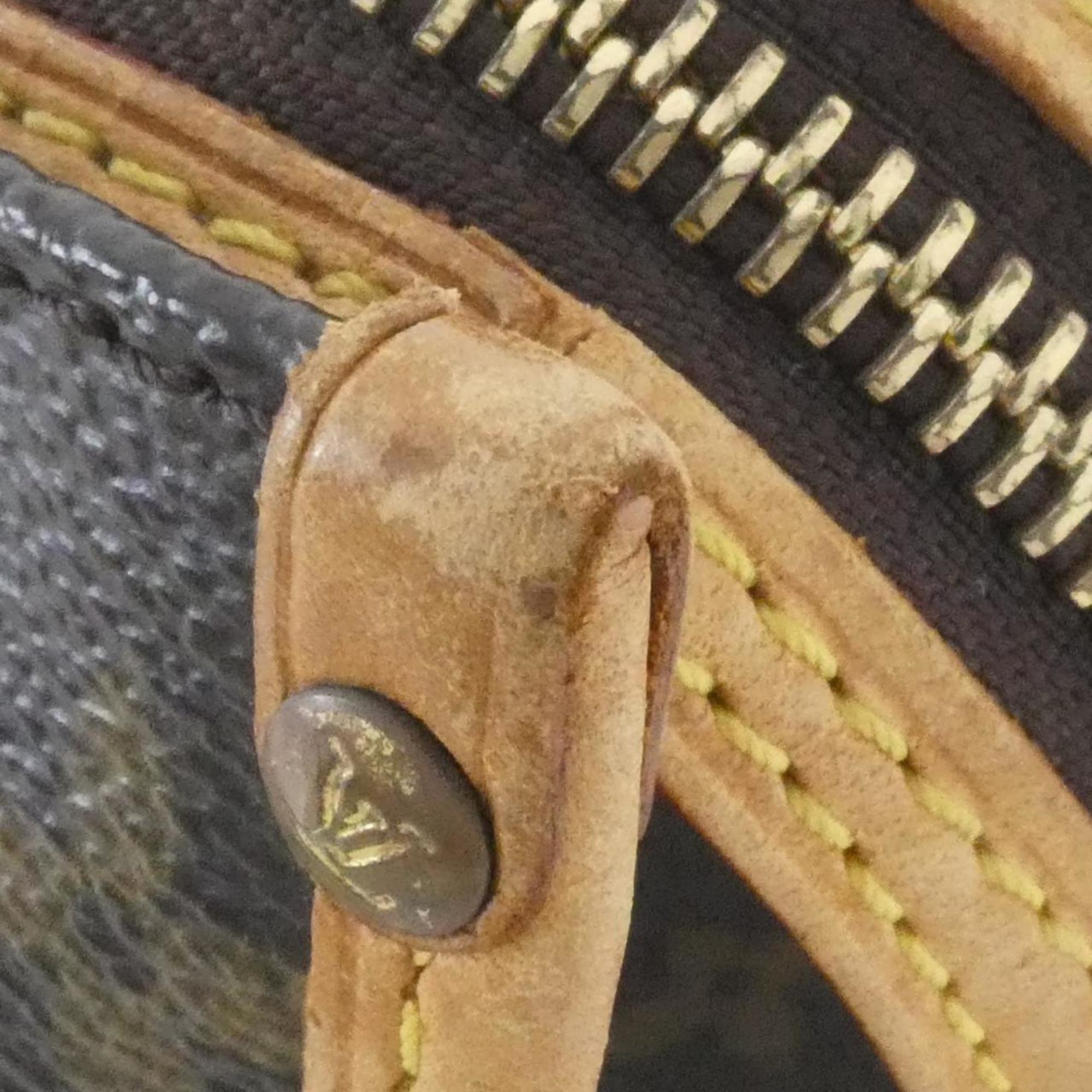 Louis Vuitton Brown Coated Canvas Handbag