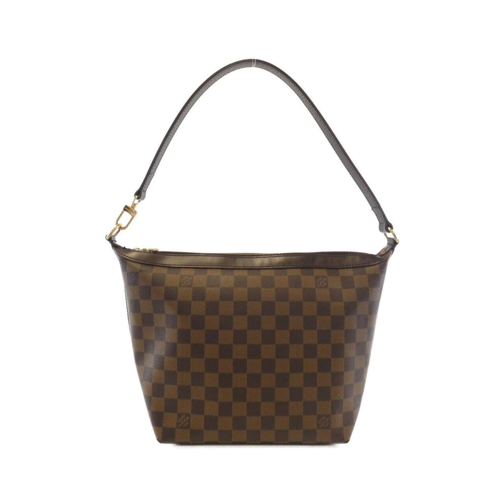 Louis Vuitton Brown Coated Canvas Shoulder Bag