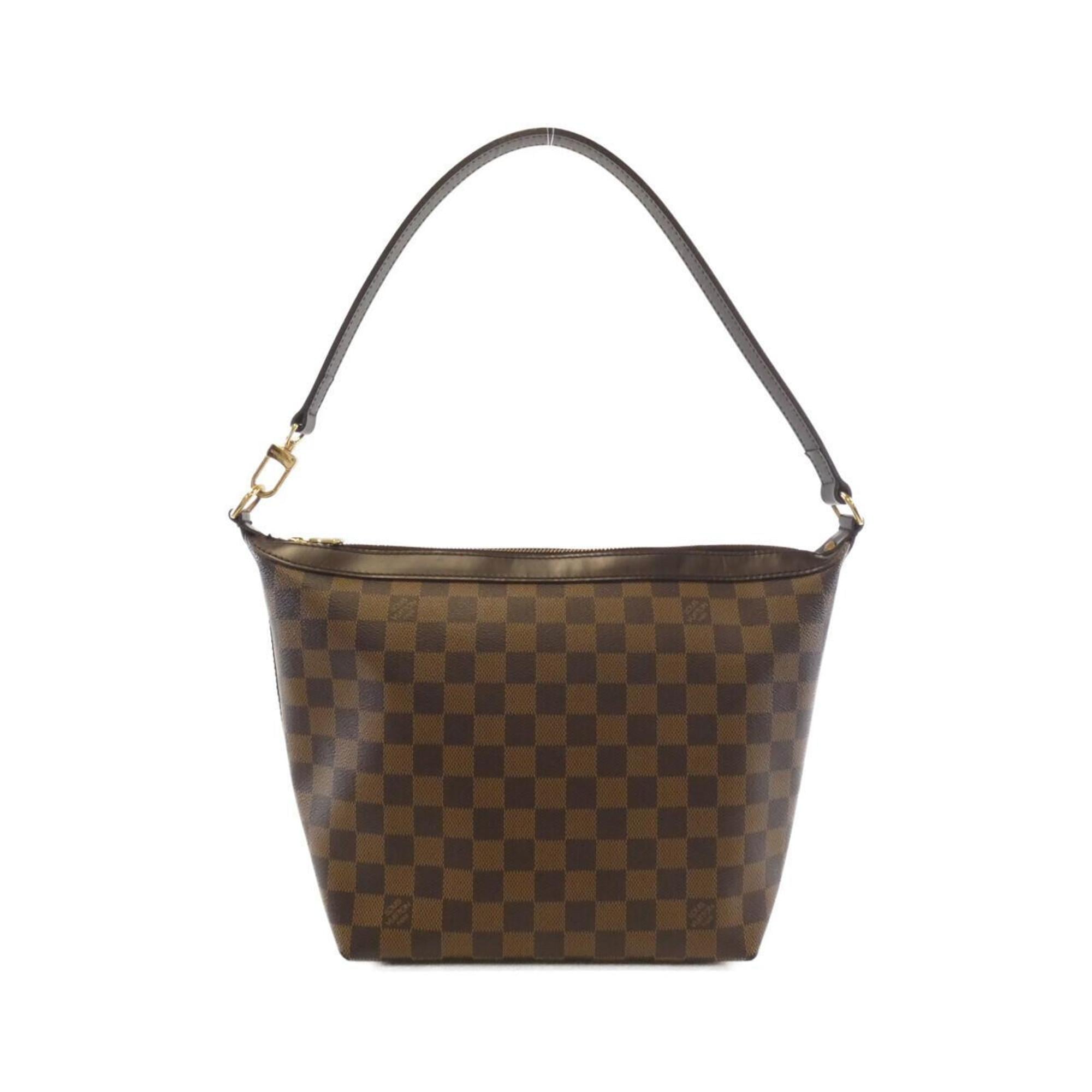 Louis Vuitton Brown Coated Canvas Shoulder Bag