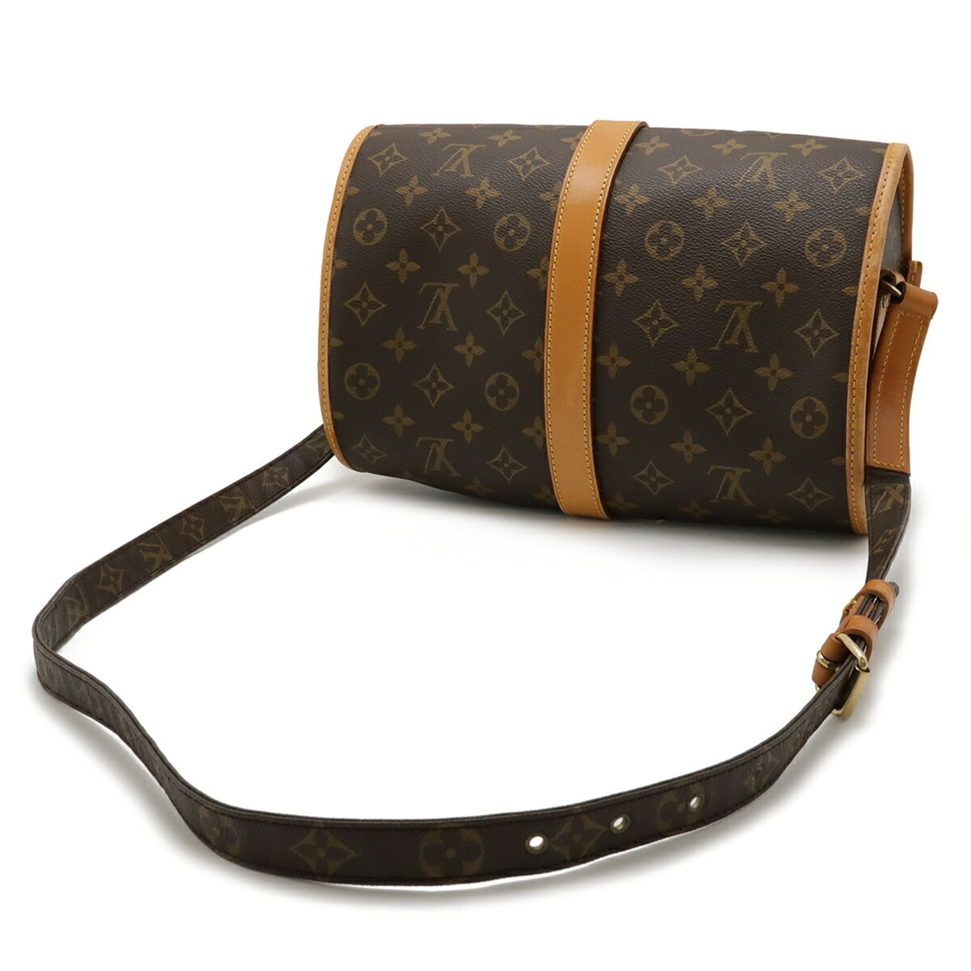 Louis Vuitton Brown Canvas Shoulder Bag