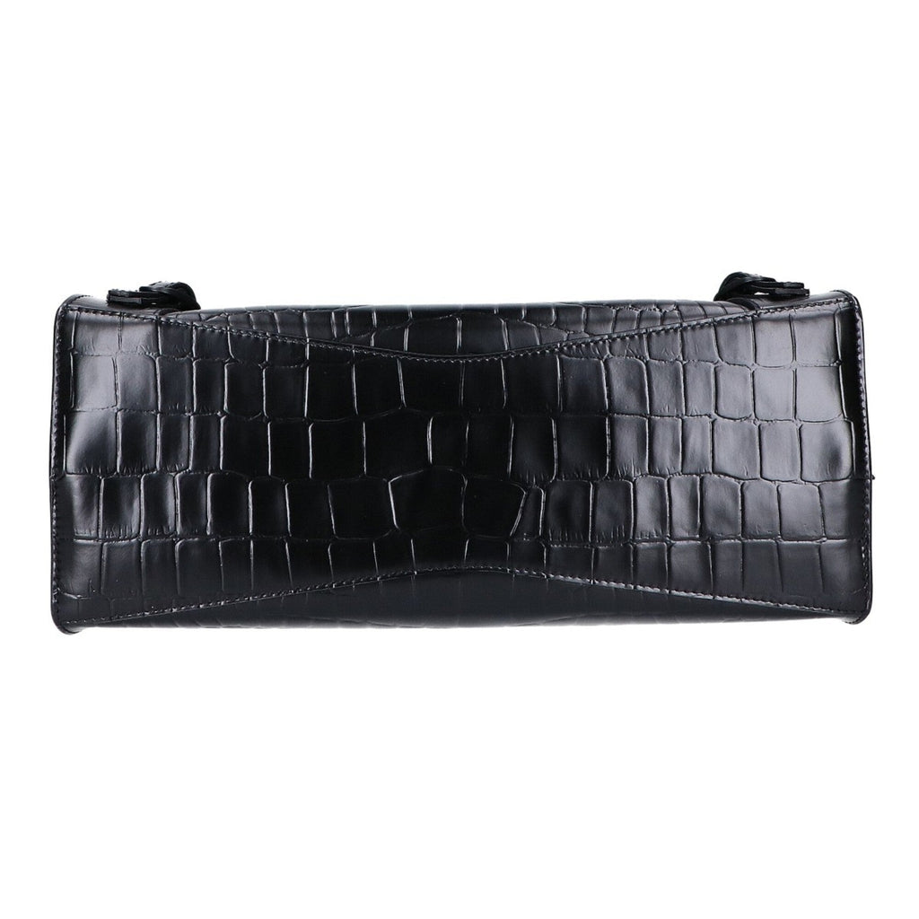 Balenciaga Black Leather Handbag Shoulder