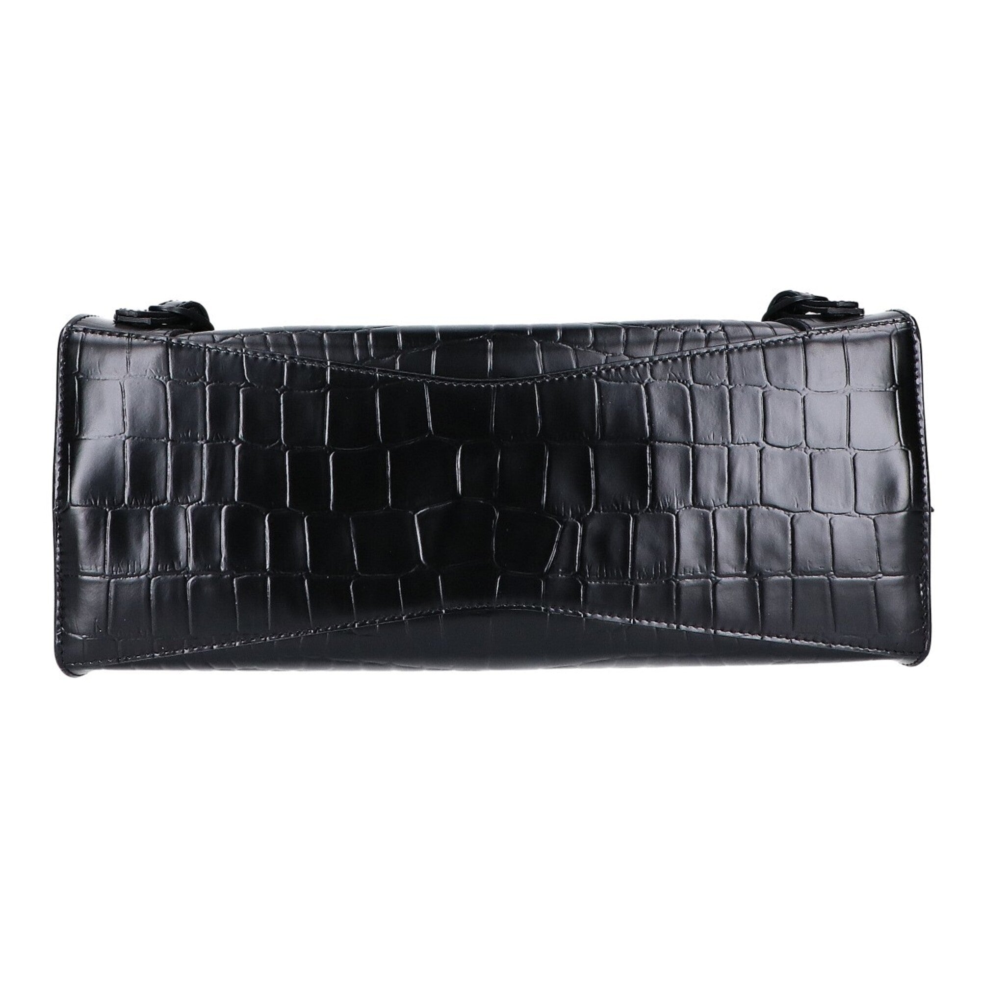 Balenciaga Black Leather Handbag Shoulder