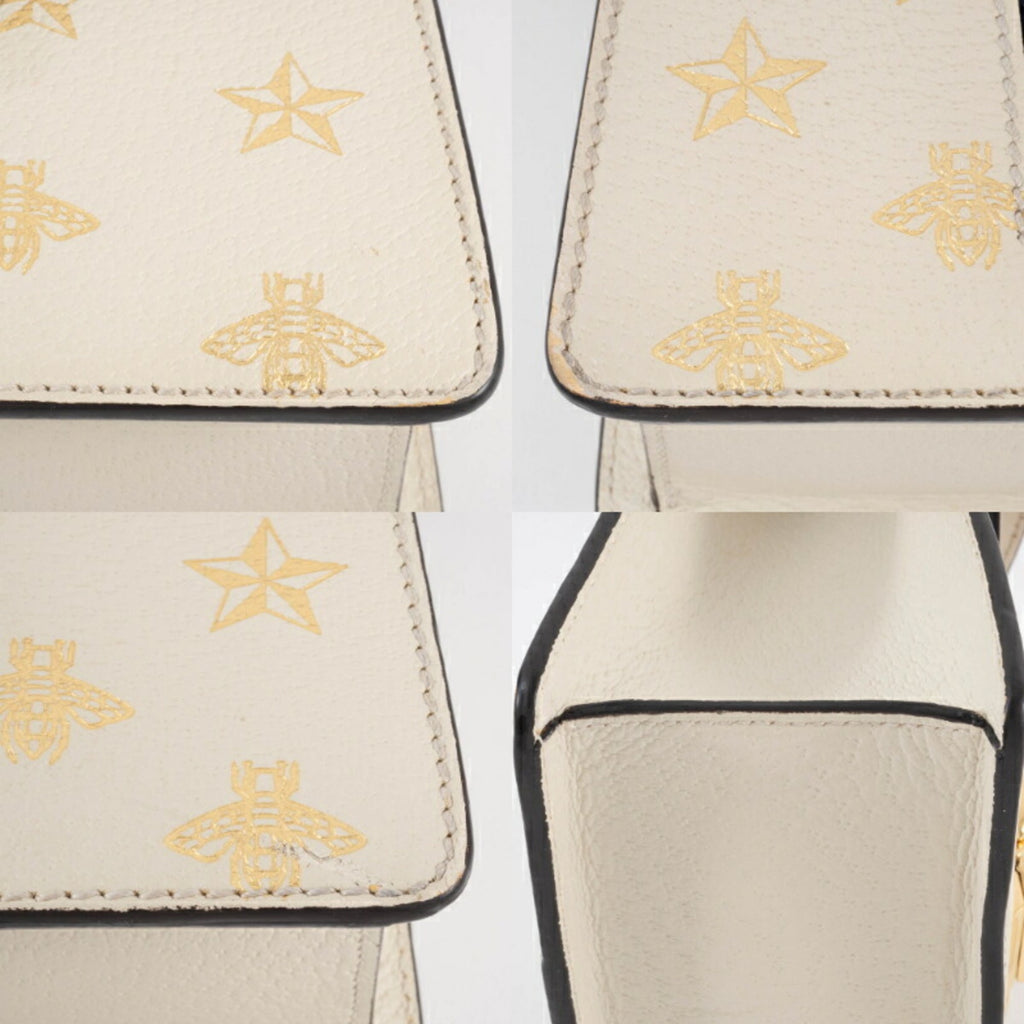 Gucci White Leather Handbag (Pre-Owned)