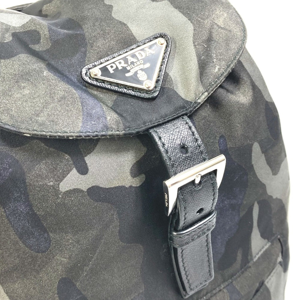 Prada Green Cloth Backpack