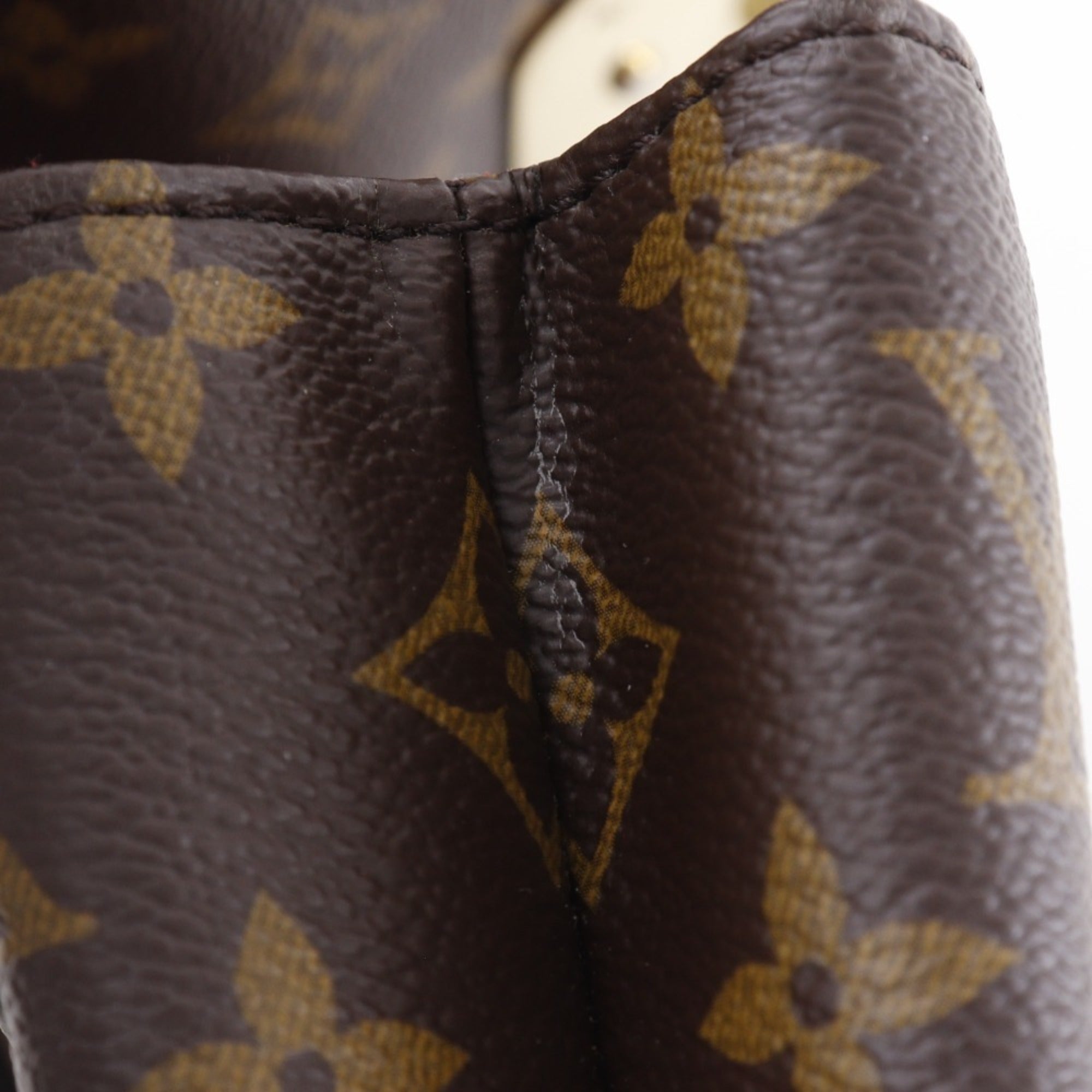 Louis Vuitton Monogram Brown Cerise Red Color Monogram Shoulder Bag