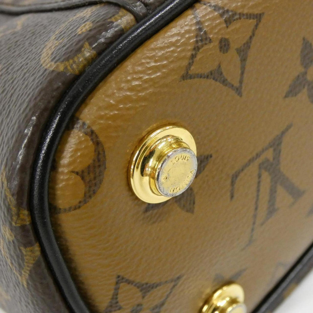 Louis Vuitton Marron Coated Canvas Handbag