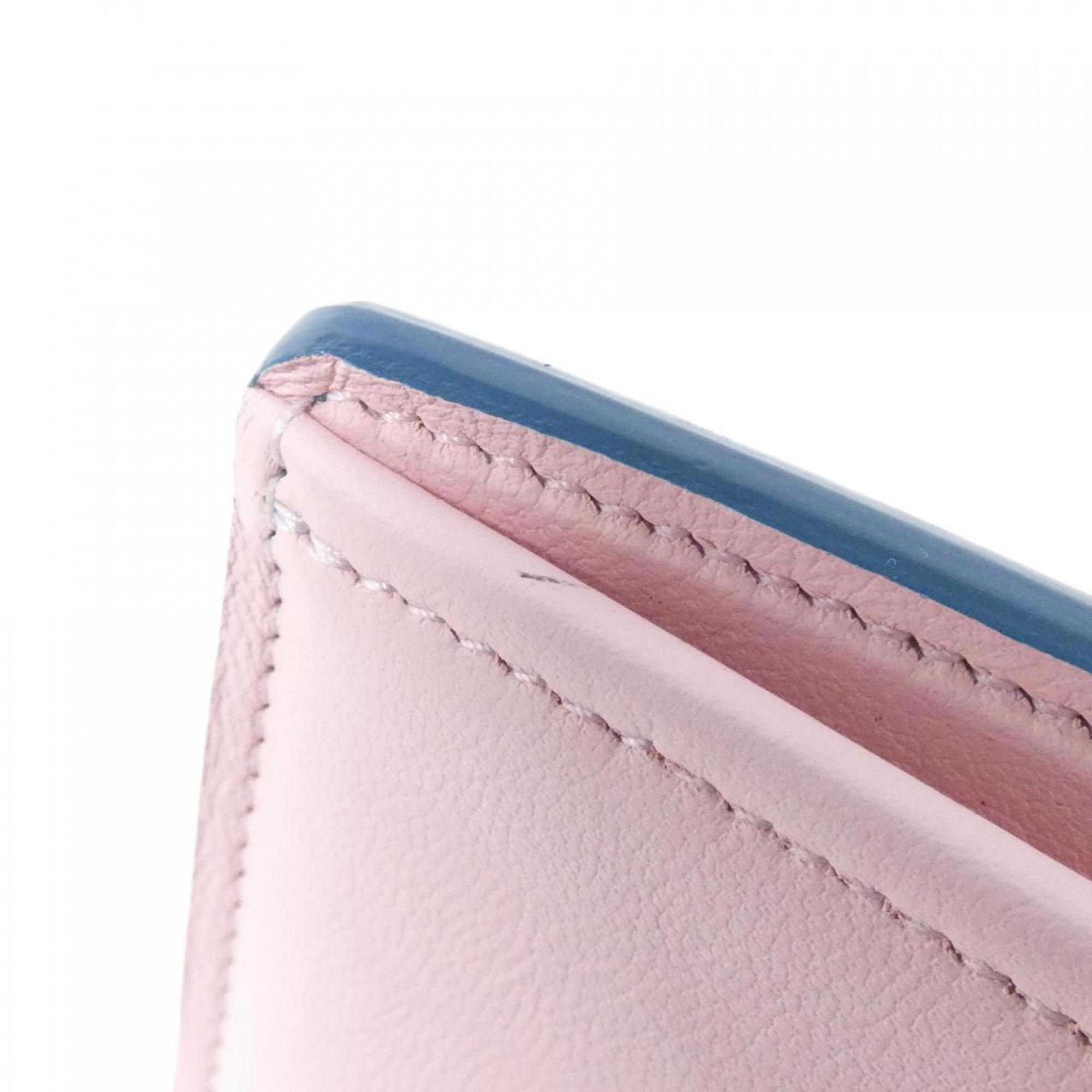 Louis Vuitton Blue Leather Long Wallet