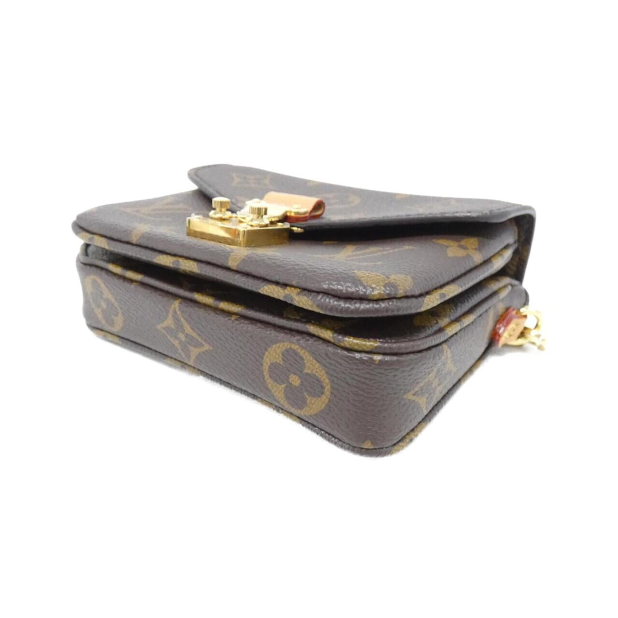 Louis Vuitton Marron Coated Canvas Shoulder Bag