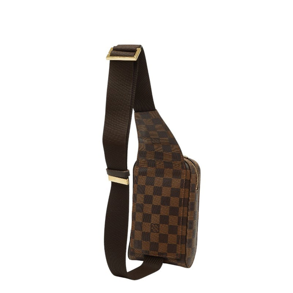 Louis Vuitton Brown Pvc Leather Sling Bag