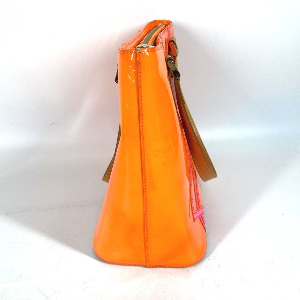 Louis Vuitton Monogram Vernis Orange Pink Monogram Vernis Shoulder Bag Tote Bag