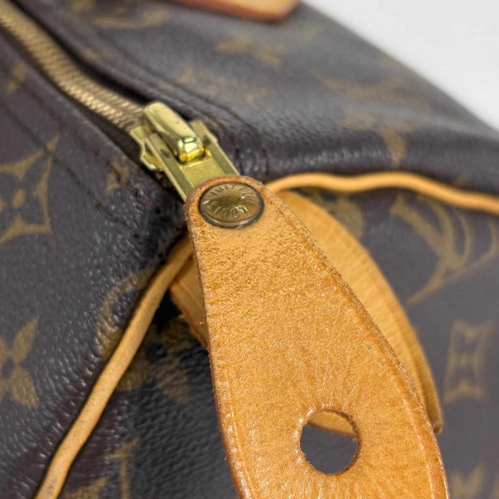 Louis Vuitton Brown Monogram Boston Bag Handbag