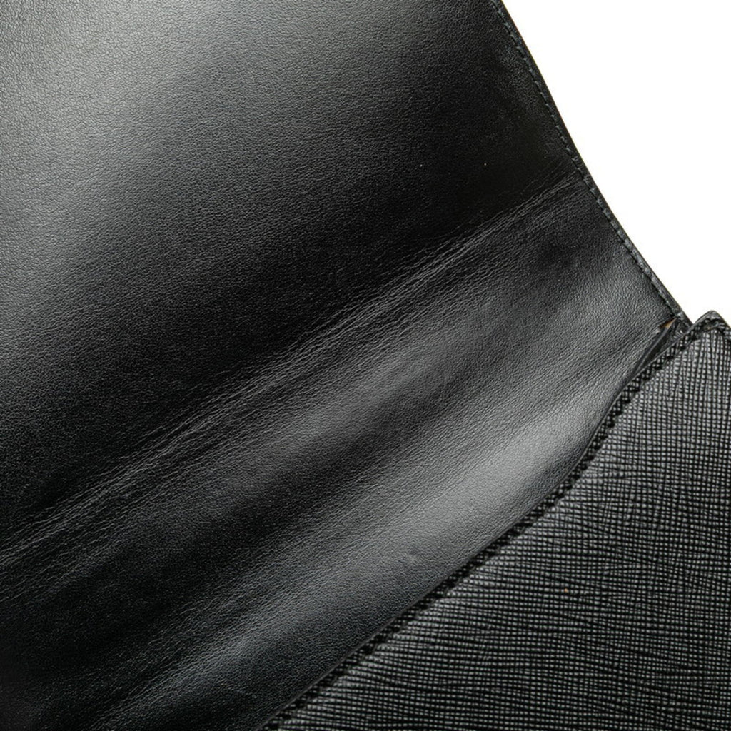 Prada Black Leather Shoulder Bag