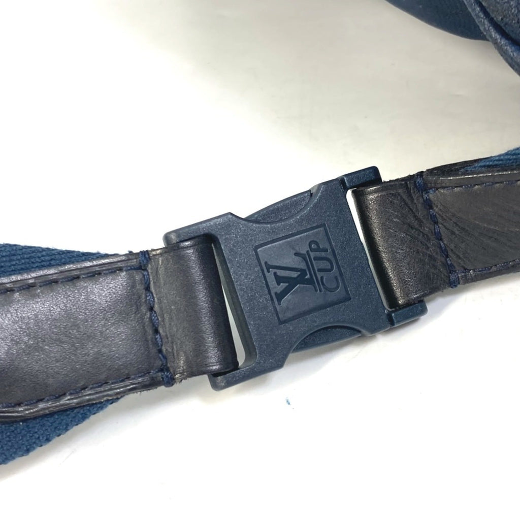 Louis Vuitton Blue Metal Sling Bag