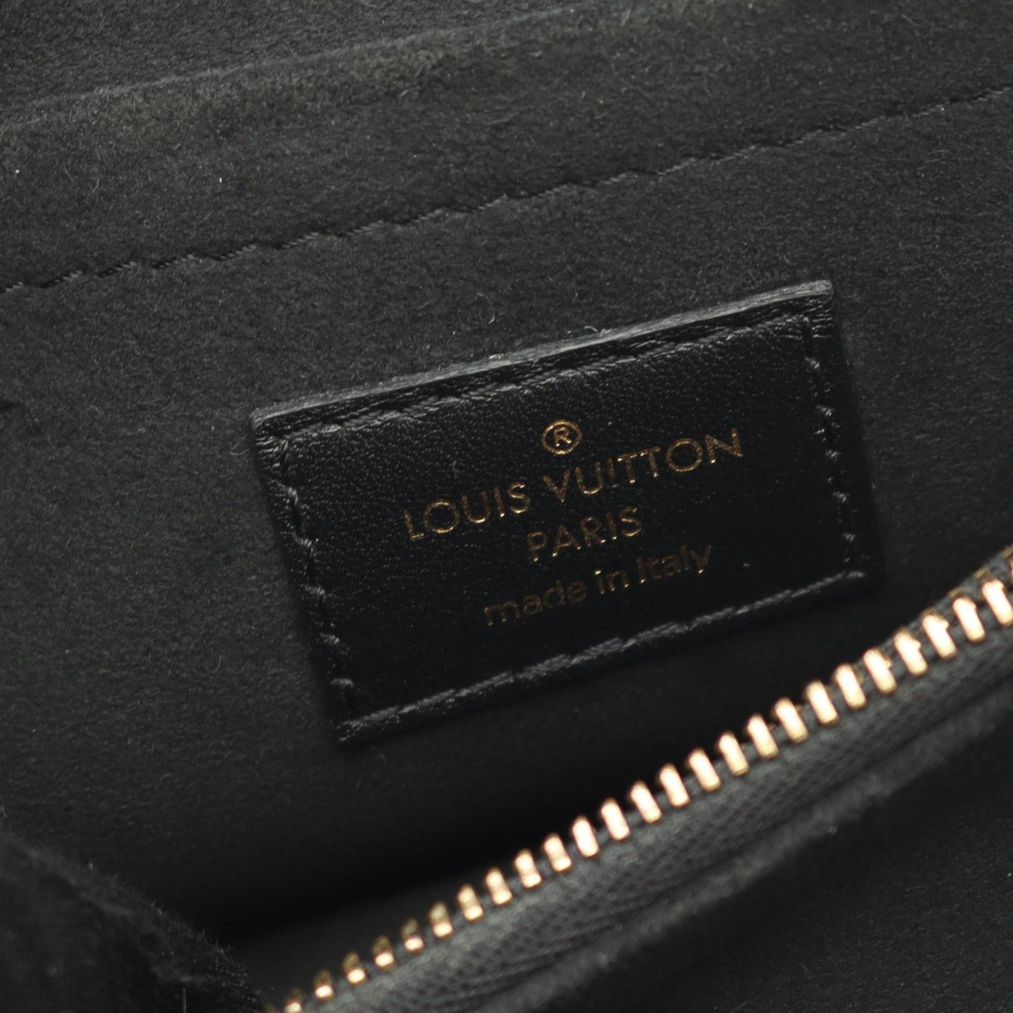Louis Vuitton Black Noir Leather Handbag