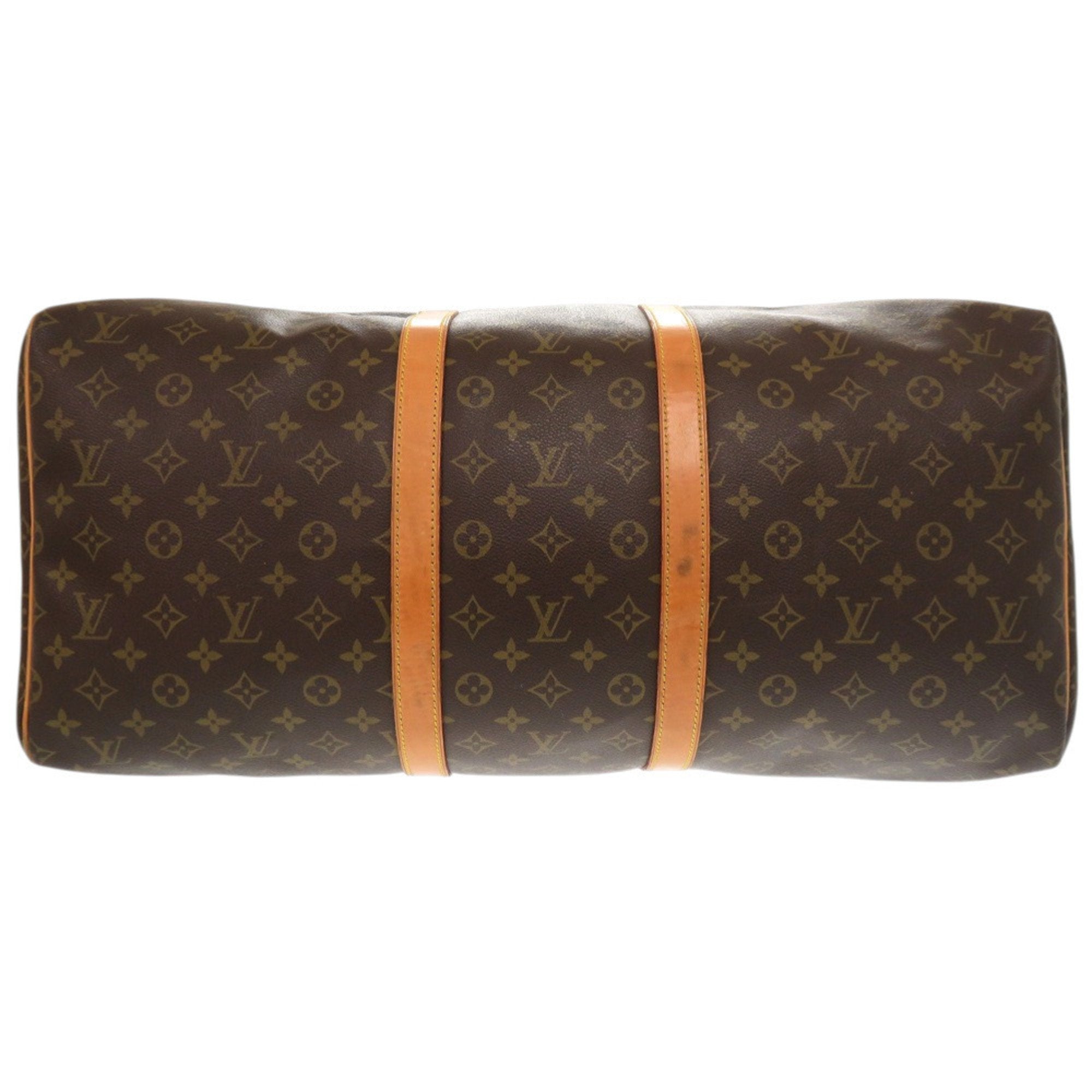 Louis Vuitton Brown Monogram Canvas Boston Bag