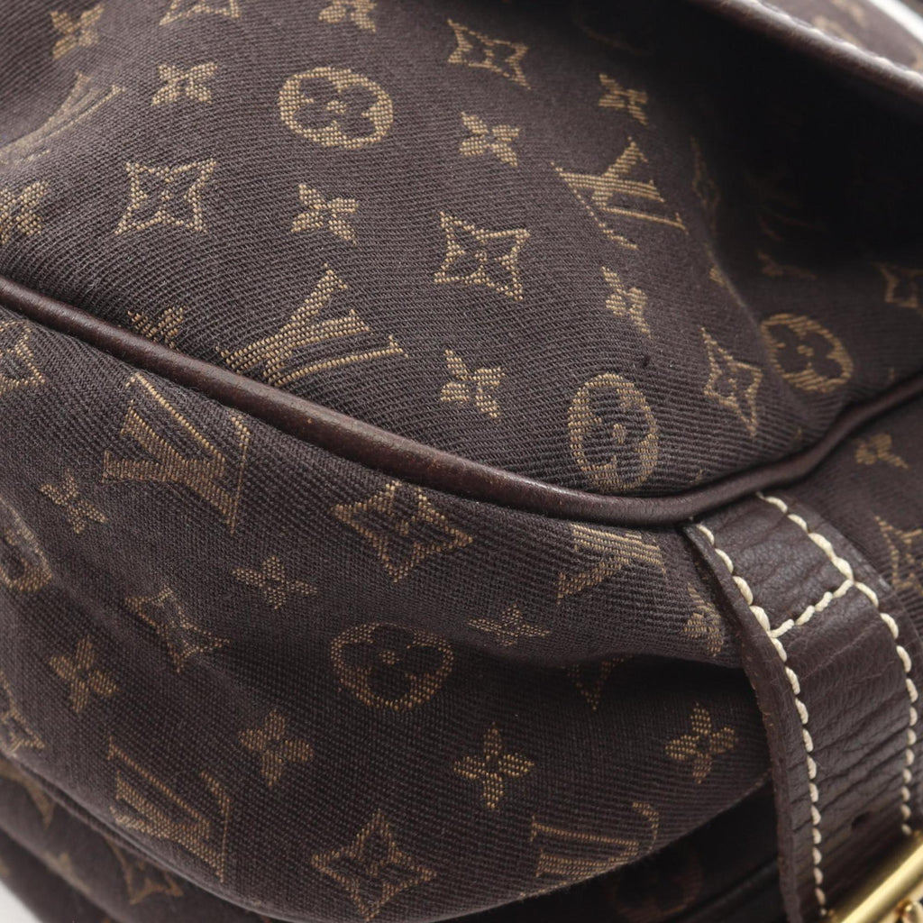 Louis Vuitton Brown Ebene Monogram Mini Lin Shoulder Bag