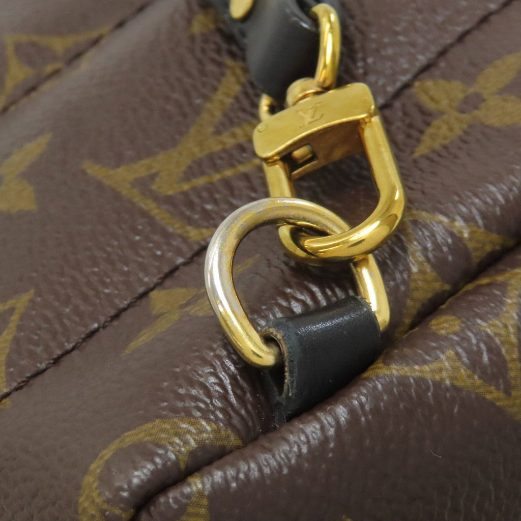 Louis Vuitton Monogram Black Pvc Backpack
