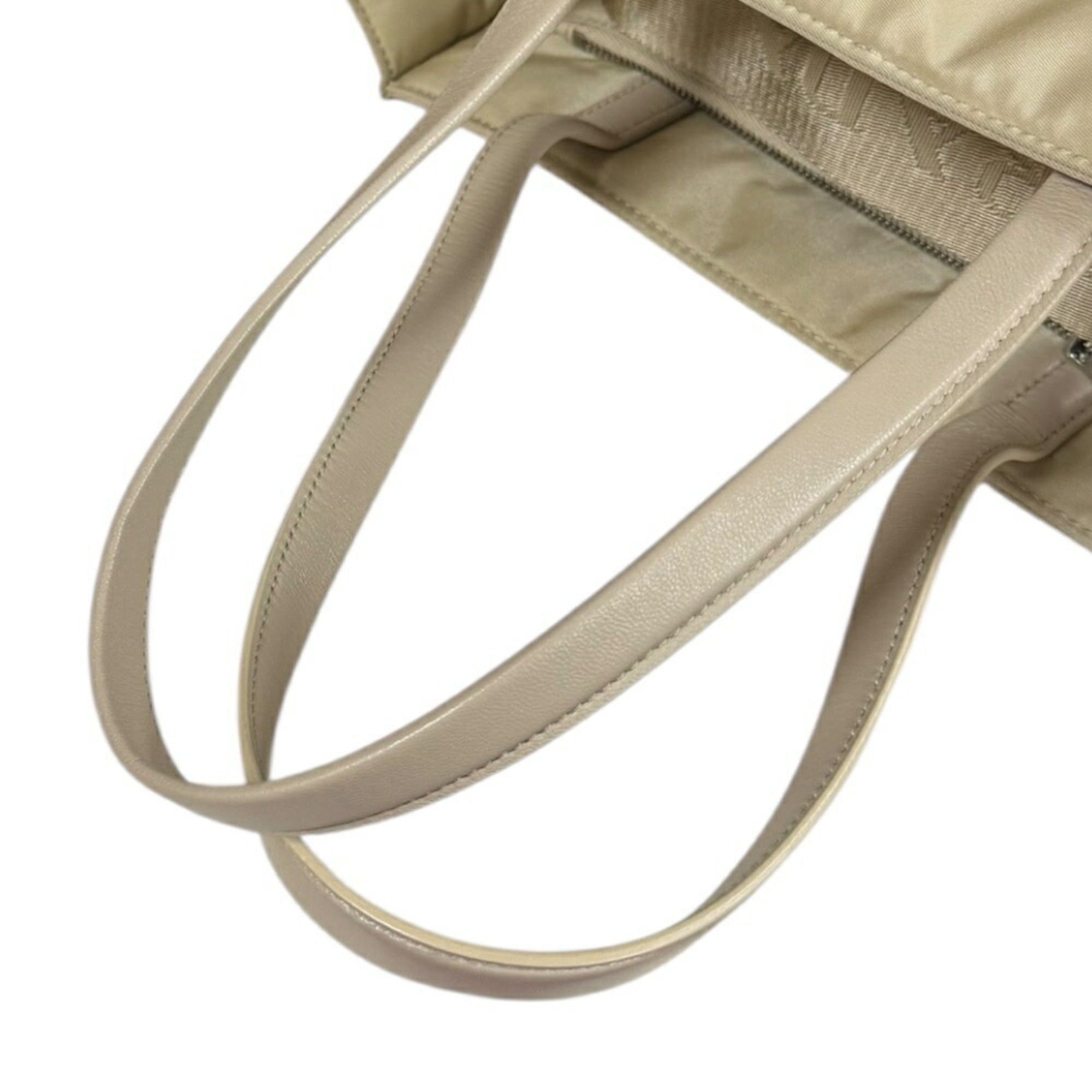 Prada Beige Nylon Shoulder Bag