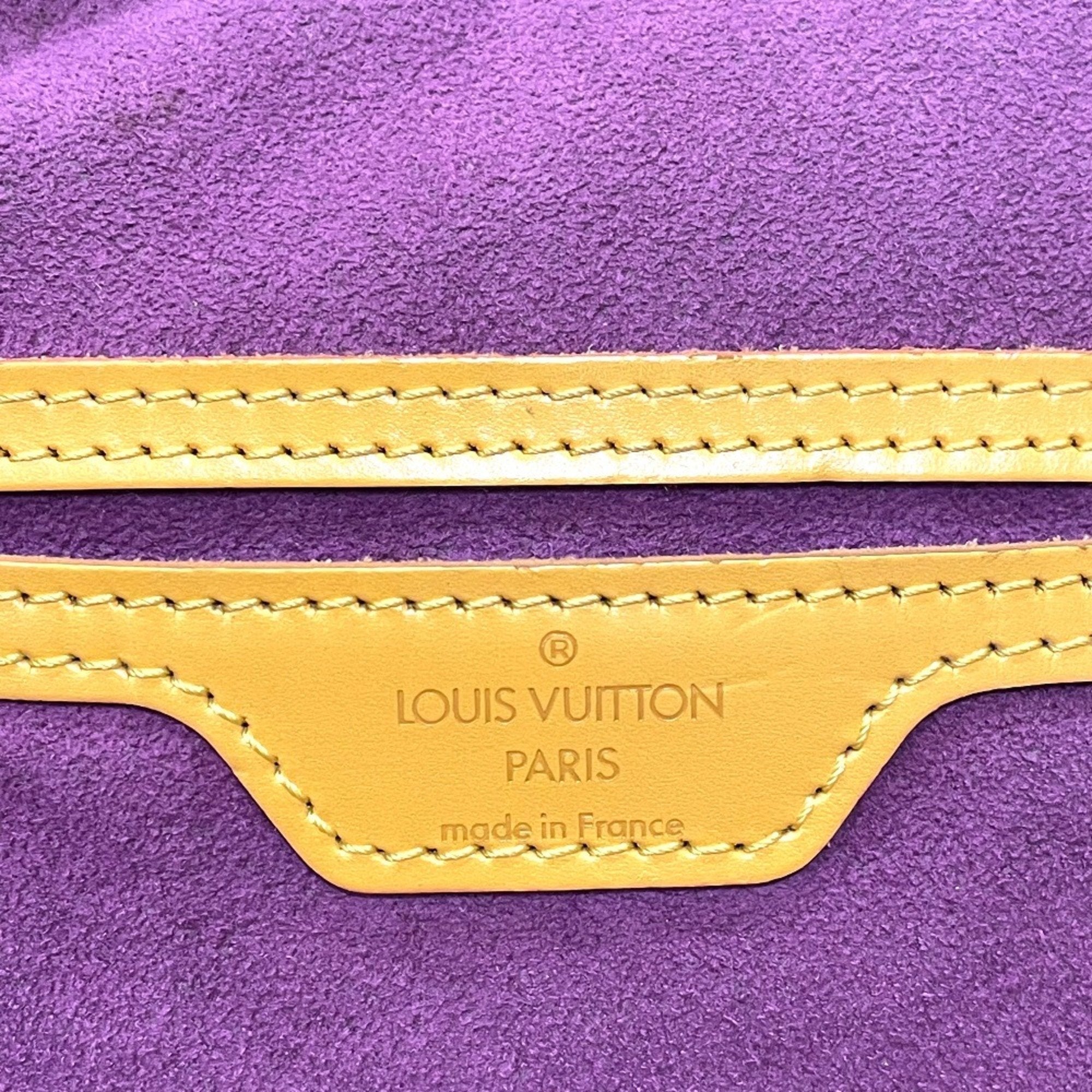 Louis Vuitton Epi Yellow Epi Leather Backpack