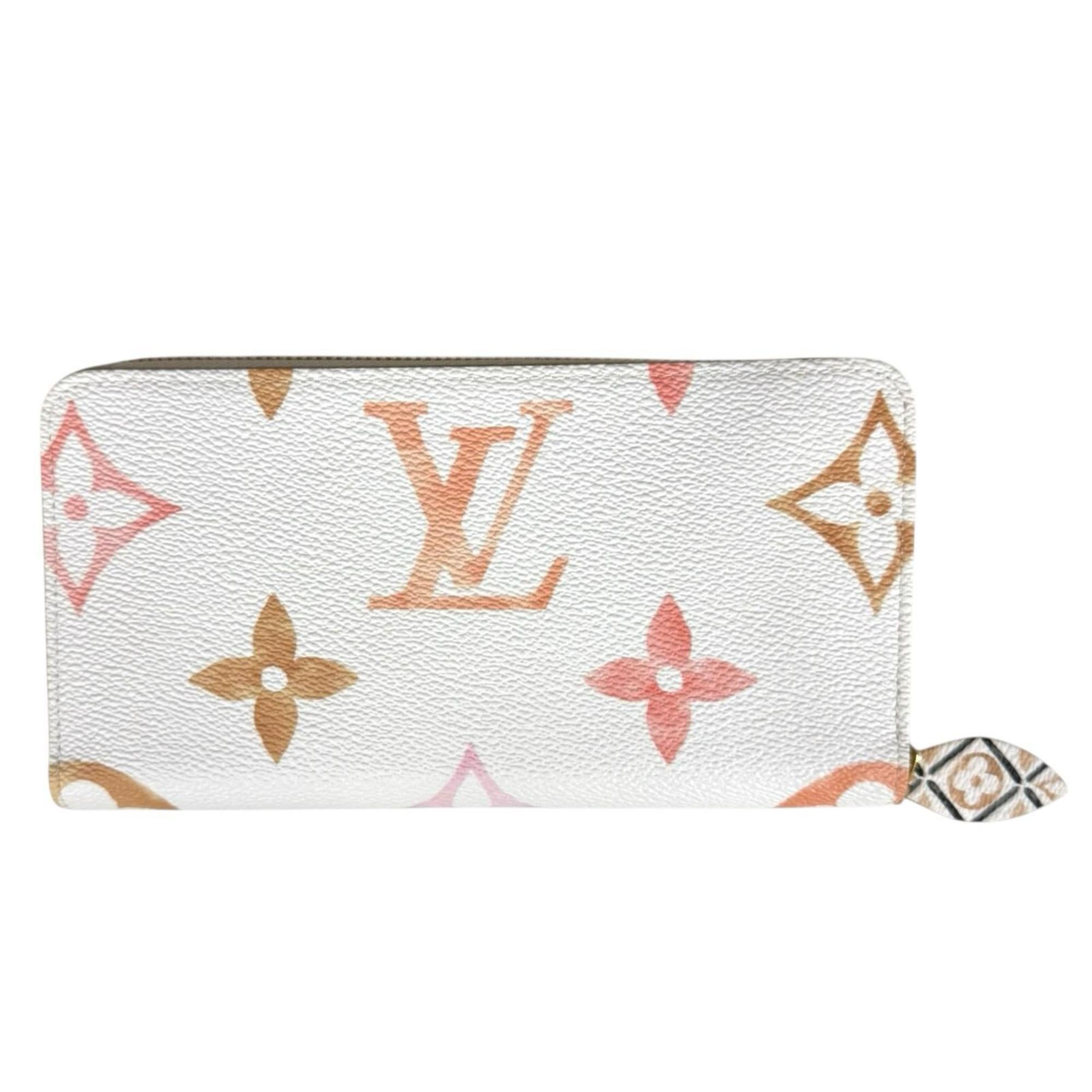 Louis Vuitton Pink White Monogram Empreinte Long Wallet