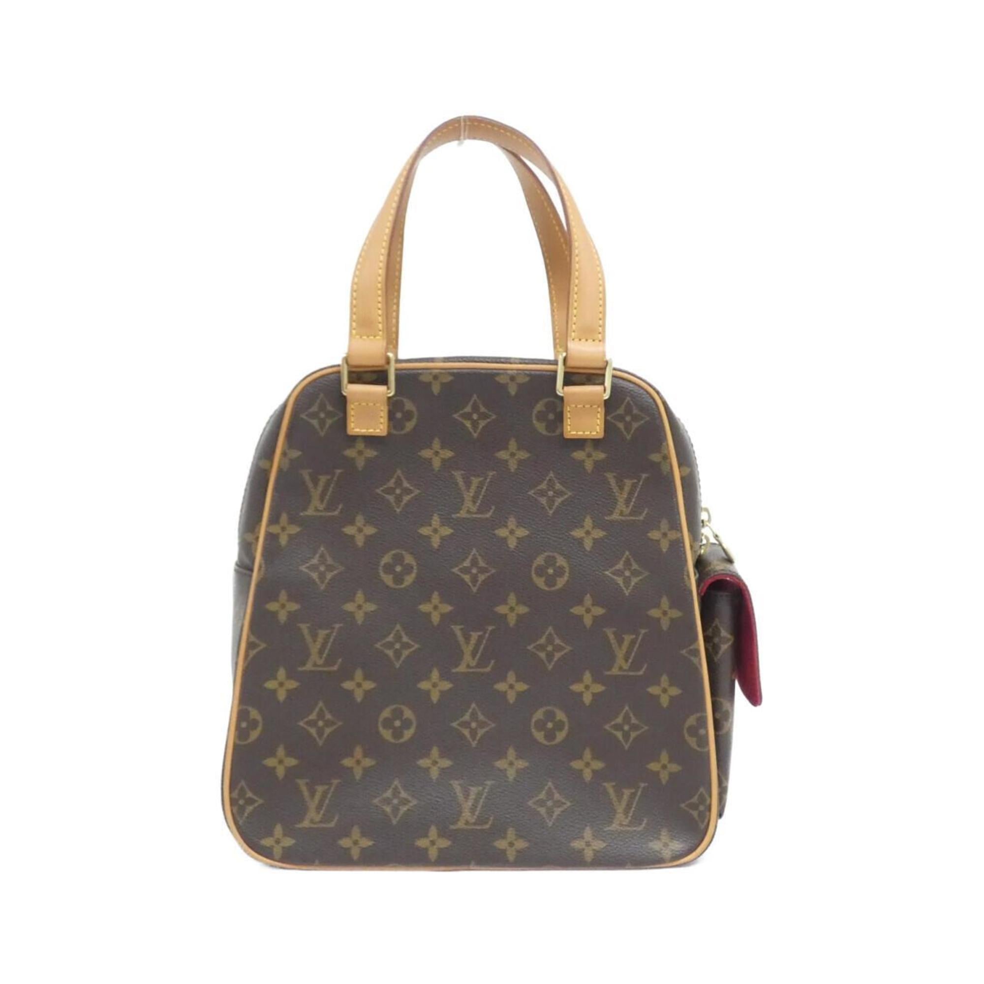 Louis Vuitton Marron Coated Canvas Handbag