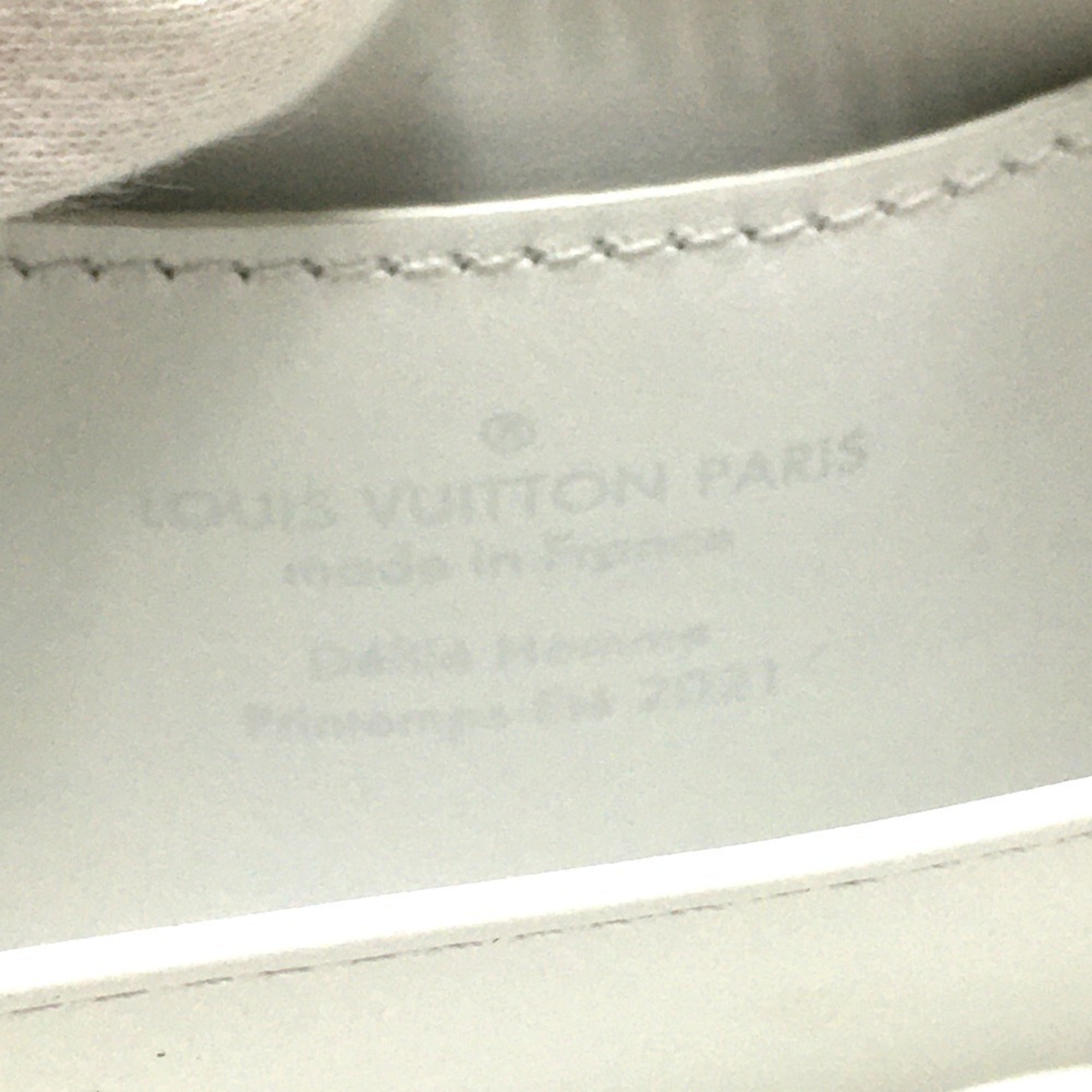 Louis Vuitton Monogram White Leather Coin Purse/Coin Case