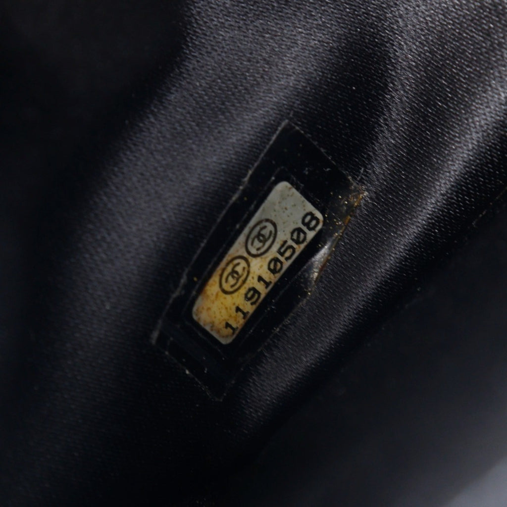Chanel Black Patent Leather Wallet (Tri-Fold)