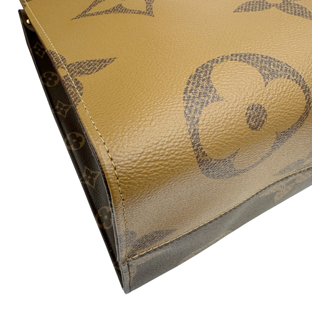 Louis Vuitton Brown Monogram Monogram Reverse Monogram Monogram Reverse Tote Bag